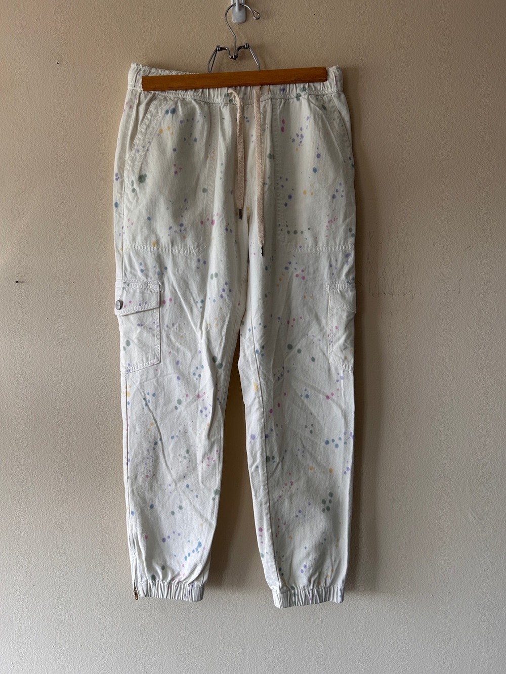 Sundry paint splatter cargo joggers